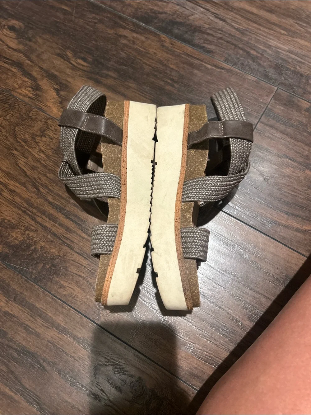 Jellypop Sycamore Wedge Women's Brown Strappy Sandals